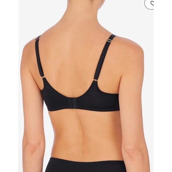 Natori Bra 32D Black Cafe T-Shirt Side Effect Underwire Contour 731311 $72 NWT - Picture 2 of 7